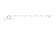  cas:1817829-84-7  ；DNP-PEG6-acid；2,4-二硝基苯胺-六聚乙二醇-丙酸