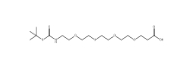 Boc-NH-PEG4-CH2CH2COOH ，CAS:756525-91-4，15-(Boc-氨基)-4,7,10,13-四氧雜十五烷酸