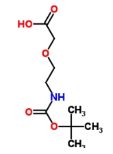 cas:142929-49-5，BocNH-PEG1-CH2COOH  ，Boc-5-氨基-3-氧雜戊酸
